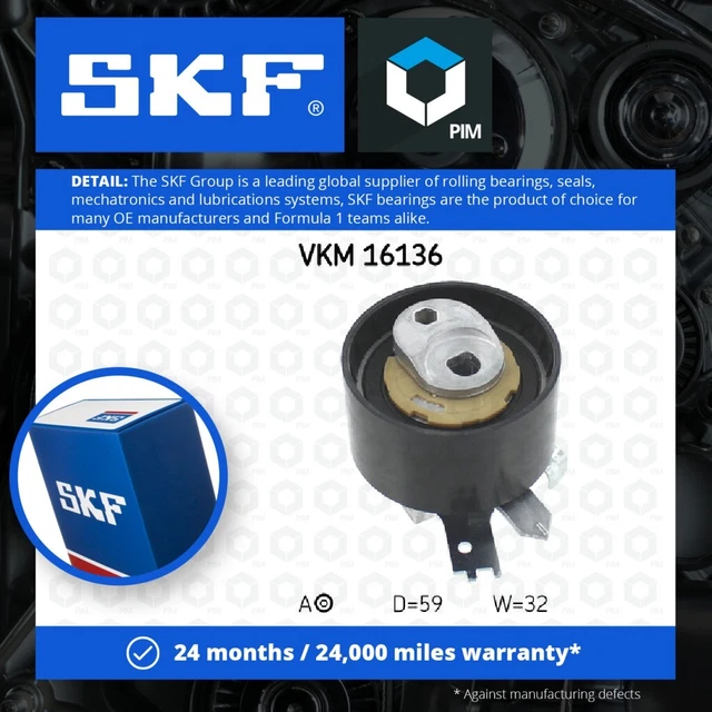Tensionatore cintura di temporizzazione adatto a DACIA LOGAN Mk2 1.5D 2012 su qualità SKF garantita