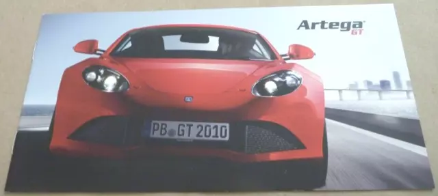 ARTEGA GT Brochure Catalogue Prospekt Folder Documentation Publicité Dépliant