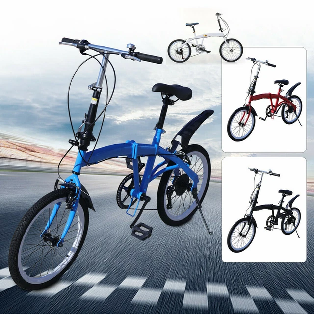 Vélo pliant 20 pouces vélo pliant 20 "7-SPEED femmes garçons vélo vélo pliant
