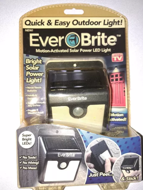 Ever Brite Motion-Activated Solar Power LED Light