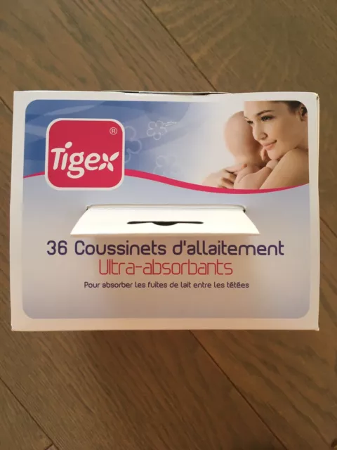 Tigex 36 Coussinets d'allaitement ultra absorbants En Sachets Individuels 3