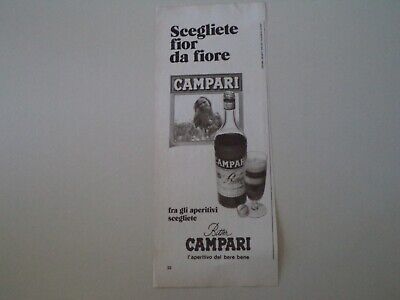 advertising Pubblicità 1973 BITTER CAMPARI