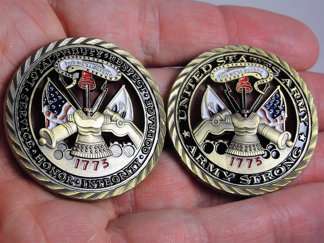 1775 US Army Challenge Coin Metal Hollow Core Valori Scavati Collezione Di Medaglie Commemorative Milari Regalo Di Festa