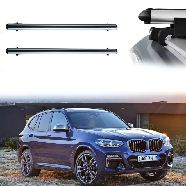 Pour BMW X3 G01 2018-2023 barres transversales de toit Rails affleurants...