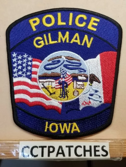 Gilman, Iowa Police Shoulder Patch Ia