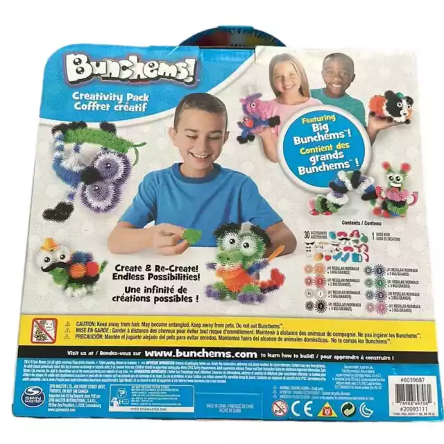 Bunchems! Creativity Pack  Big Bunchems Over 350 Pieces 30 Accessories NWT NEW 2