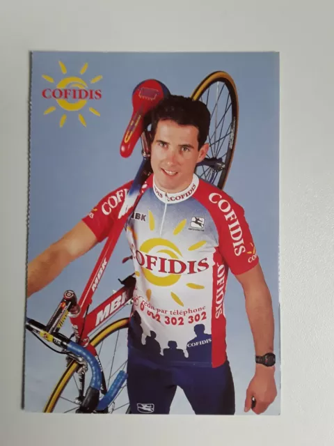 CYCLISME Carte cycliste CLAUDE LAMOUR Équipe COFIDIS saison 2000 .