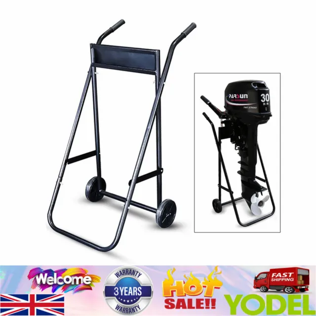 Outboard Motor Trolley Boat Engine Trolley Stand Heavy Duty folds 70KG Capacity