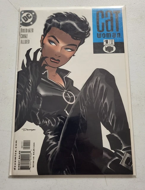 Catwoman #1 (DC Comics, 2002) 1st Todd Russell Clayface Cooke Brubaker 9.4/NM