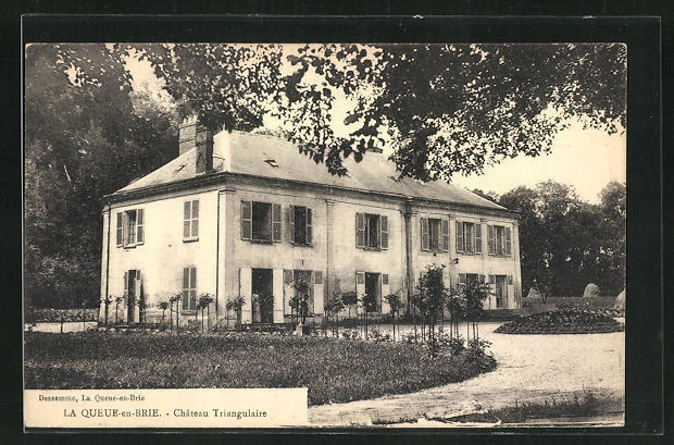 CPA La Queue-en-Brie, Chateau Triangulaire 1929