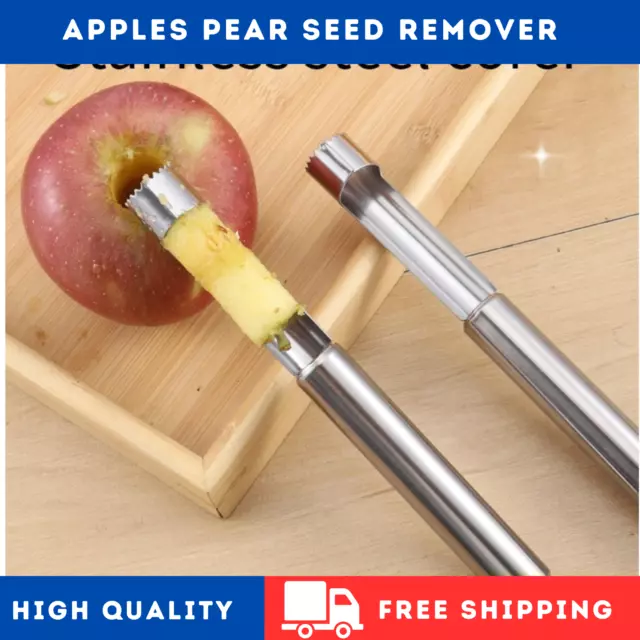 Apple Corer Remover Stainless Steel Core  Seed Twist Pear Kitchen Tool Fruit HOT