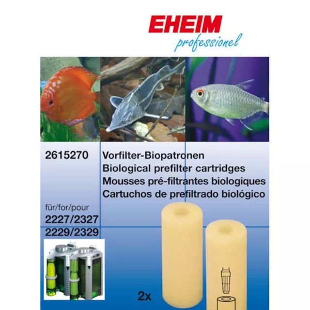 Eheim Biological Pre-Filter Cartridge For 2227/9, 2327/9 x2 Aquarium Media