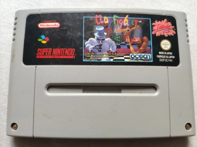 Clay Fighter pour Super Nintendo version FAH SNES Cartouche Seule Clayfighter
