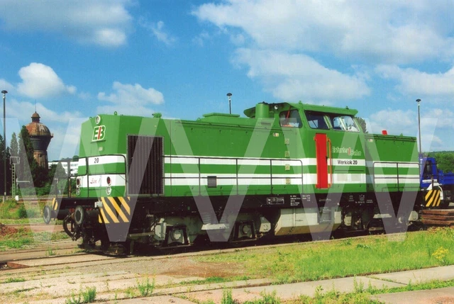 altes Foto Erfurter Bahn "Werklok 20", Gera 2009, 10x15cm