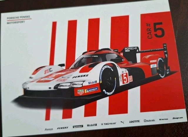 Carte Dédicacée 24 Heures Du Mans 2025 – AF Corse #54 – 20,5x15cm