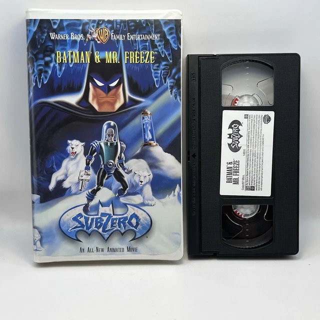 BATMAN & MR. Freeze: SubZero VHS Video Tape Animated Movie Clamshell ...