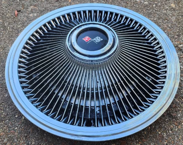 Vintage OEM 1970-72 Chevy Camaro Nova Chevelle 14" Turbine Hubcap Wheel Cover #A