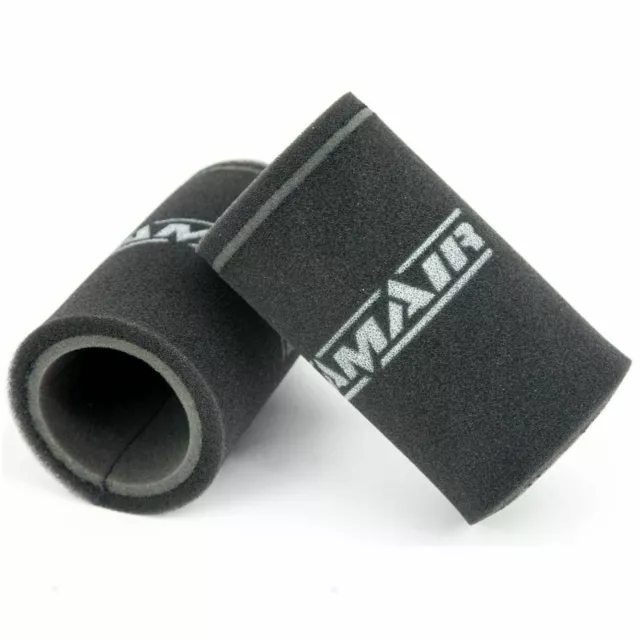 2x Single Inlet Motorcycle Carb Sock Air Filter Ramair MS-001