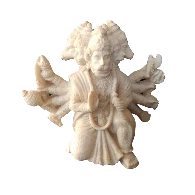 Statue Vel De Murugan En Métal Doré - Idole Pour Autel Pooja, Tableau De Bord Voiture Ou Bureau - Taille 10.2 Cm - 6