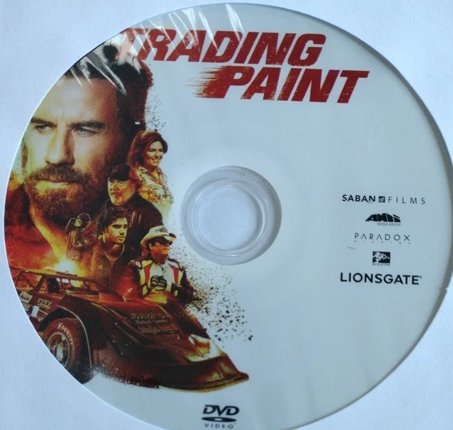 TRADING PAINT (DVD disc only, 2019) john travolta, shania twain