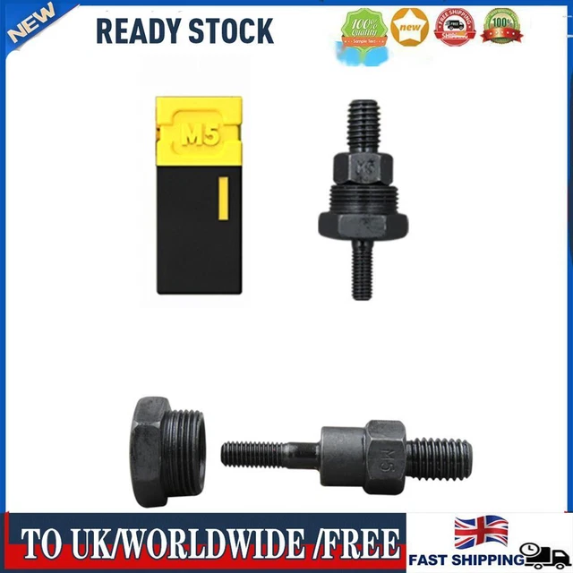 Rivets Nuts Insert Flat Head Threaded for Hand Riveter Gun Tools (M5)