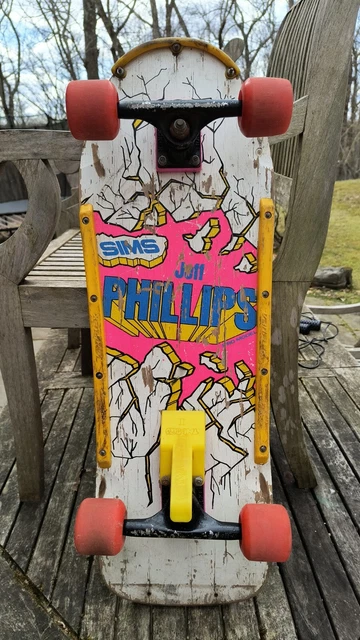 SIMS JEFF PHILLIPS Breakout Pro Model Skateboard 80's Original