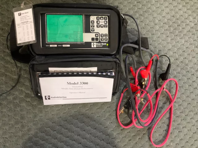 Riserbond Model 3300 Twisted Pair Metallic Time Domain Reflectometer