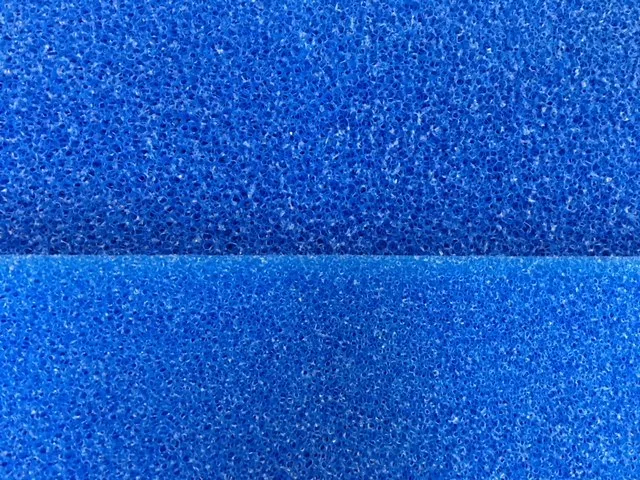 Filtre Éponge Mat de Bleu 50 x 50 X 2 CM Grossier / Moyen / Très Bien Étang