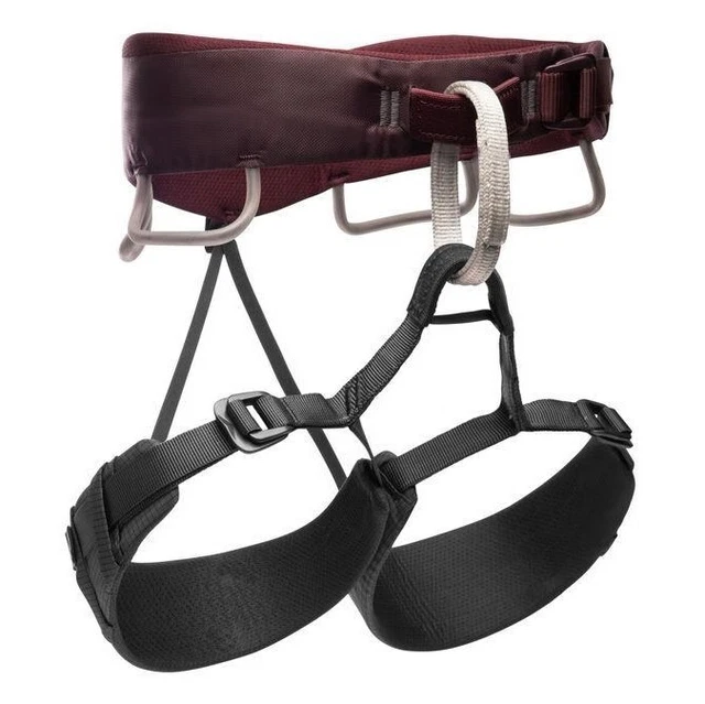 NEW Black Diamond Momentum 3S Harness Rock Climbing Bordeaux Womens Large