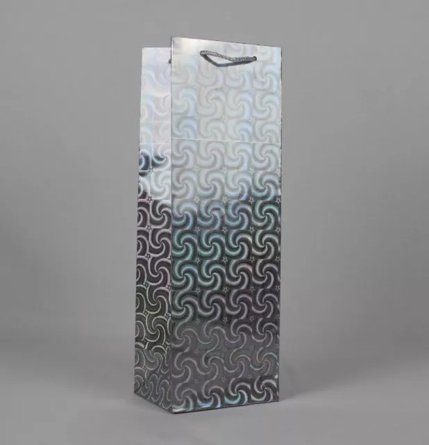 Wine Bottle Bag Holographic Paper Birthday Christmas Present Gift All Occassion 3