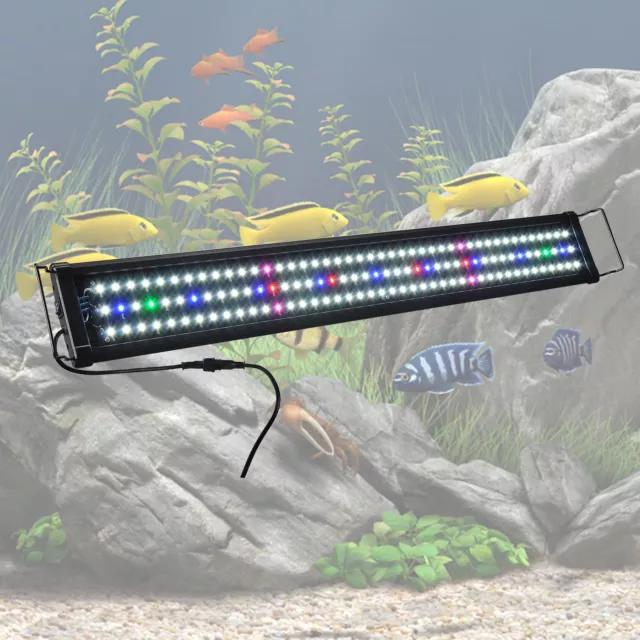 Aquarium Full Spectrum Multi-Color LED Light 129 LED Fish Tank For 30"-41"