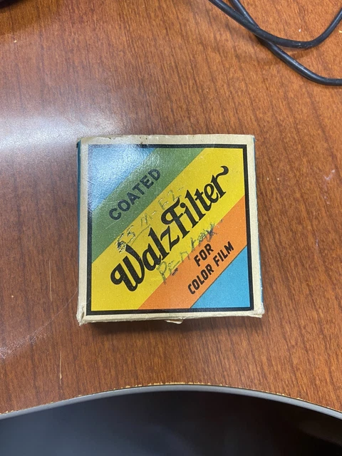 Coated Walz Filter No #126 For WALZ 35-S Sky Light 1A Japan Vintage Packaging