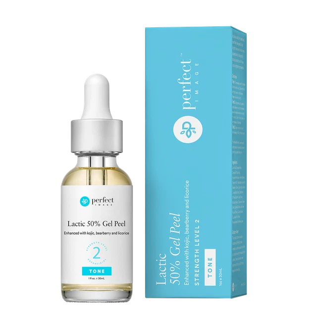 Láctico 50% gel exfoliación arrugas hiperpigmentación raíz de regaliz Kojic baya