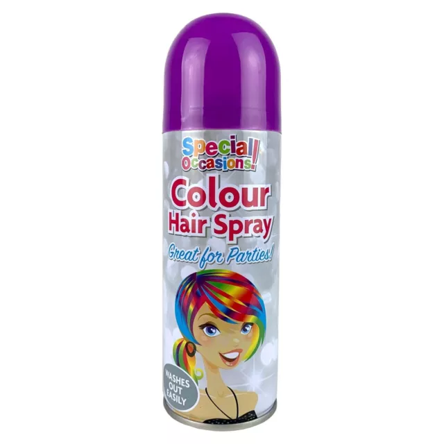 Hair Spray Color Colour Temporary Washable For Special Occasion Multi Color