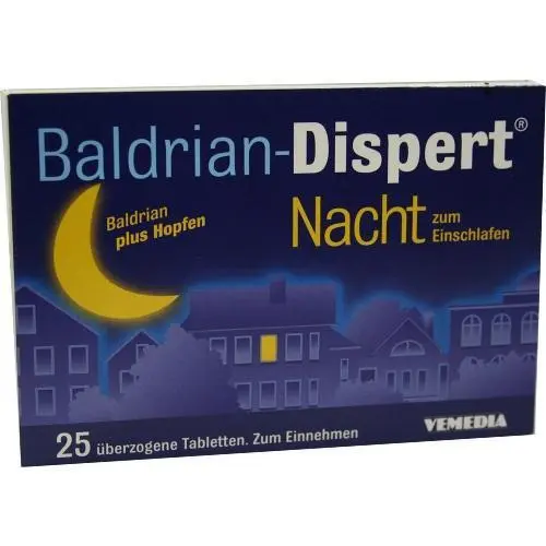 BALDRIAN DISPERT NACHT Z E Tabletten, überzogen 25 St RIEMSER 2859867