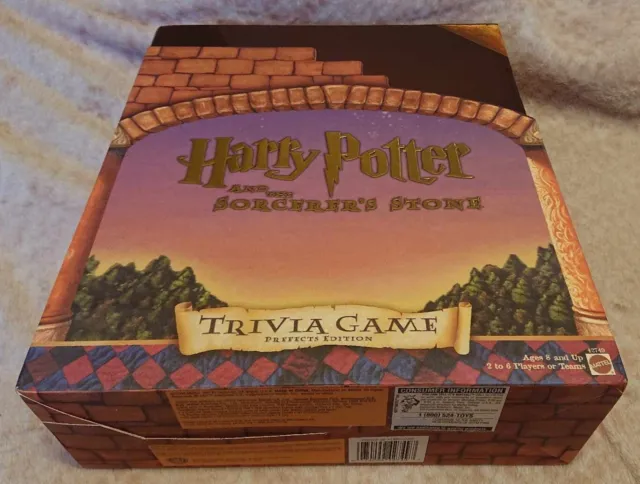 Vintage Harry Potter Sorcerer’s Stone Prefect Edition Trivia Game