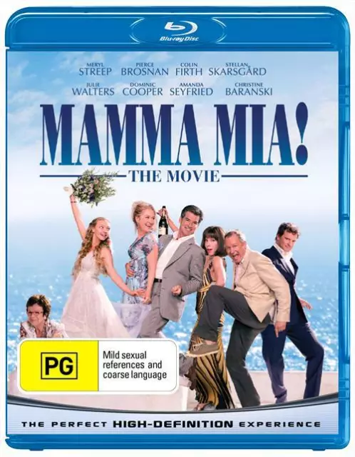 Mamma Mia! The Movie BLURAY, (LIKE NEW)