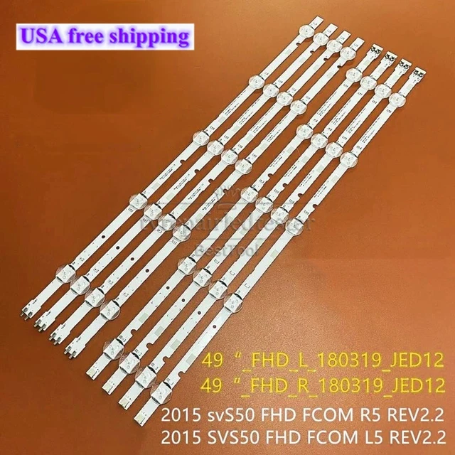 Strisce LED Retroilluminazione Per TV Samsung UN50M5300AF UN50J5000AF – Kit BN96-37775A - 2