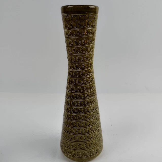 West German Jasba Vase  green 25 cm H grün