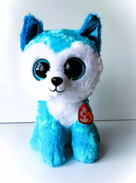 TY Beanie Boo Buddy Plush Soft Toy Prince Husky Dog 9 ins tall