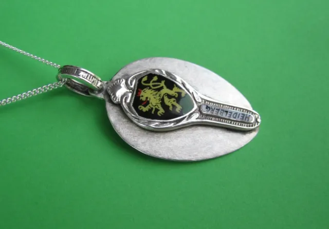 Heidelberg Silber 800 Handgefertigt Schlüsselanhänger Löffel Anhänger Schmuck 2