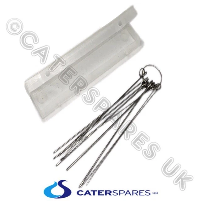 GAS JET INJECTOR NOZZLE CLEANER TOOL SET FOR BLOCKED JETS PILOT & BURNER HOLES E - Foto 4