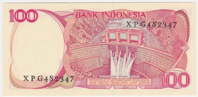 Indonesia REPLACEMENT XPG P 122 - 100 Rupiah 1984 - UNC