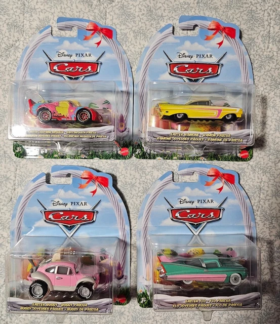 MATTEL DISNEY PIXAR Cars 2024 Easter Set Of 4 Flomcqueen Ramone Etc