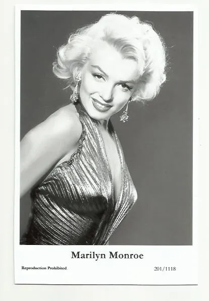 (Bx31) Marilyn Monroe Swiftsure Photo Postcard (201/1118) Filmstar Pin Up Glamor