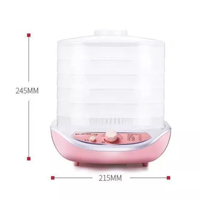 5 Layers Dried Fruit Vegetables Herb Meat Machine Household Mini Food Dehydrator 2