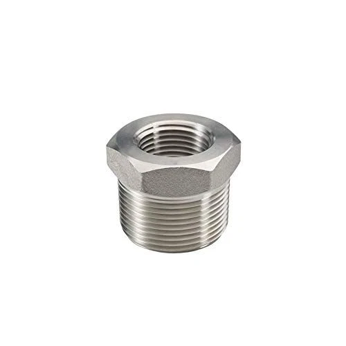 Beduan Stainless Steel Reducer 1/2 x 3/8 NPT (O.D x I.D: 3/4" x 5/8"), Silver