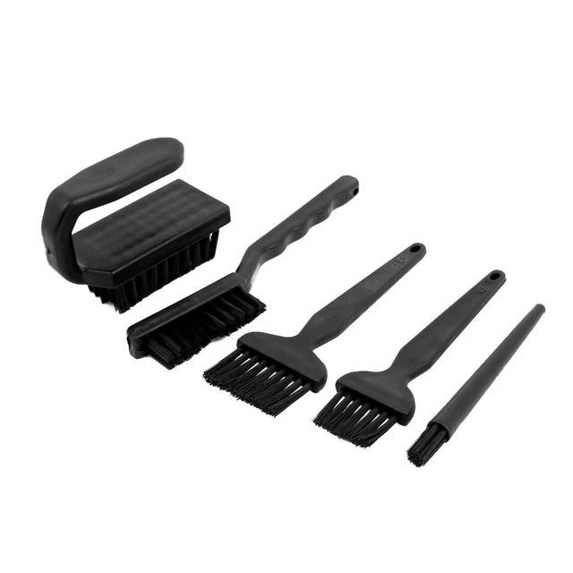 5piezas Cepillo antiestático negro de mango de plástico conductivo Tierra ESD