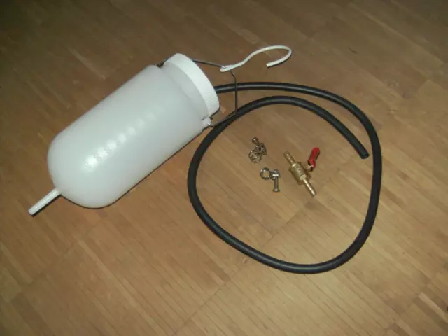 Kreidler,Puch, Benzinflasche, 1 Liter,Hilfstank, Moped, Vergaser,Synchronisieren