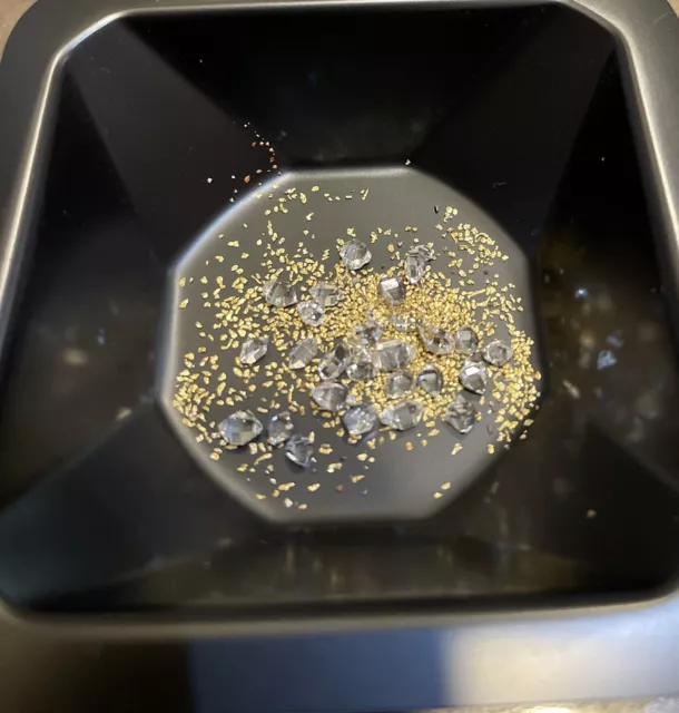 Rich Gold+Diamond Paydirt, Herkimer Paydirt Gaurenteed Gold and Diamonds